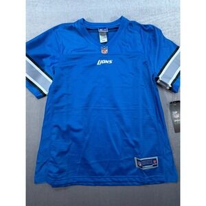 New NFL Pro Line Women Detroit Lions Jersey Blue Size MED